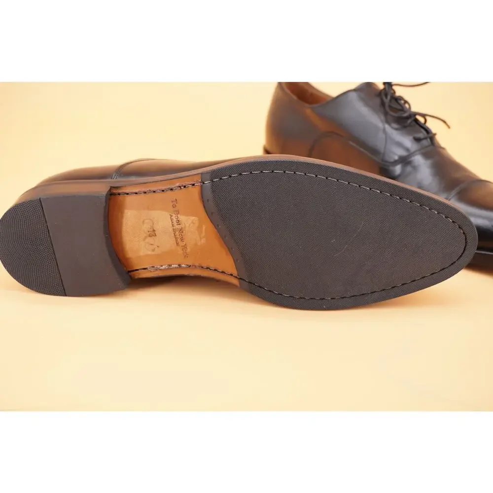To Boot New York Dover Cap Toe Black Leather Oxfords Size 13 Men Adam Derrick